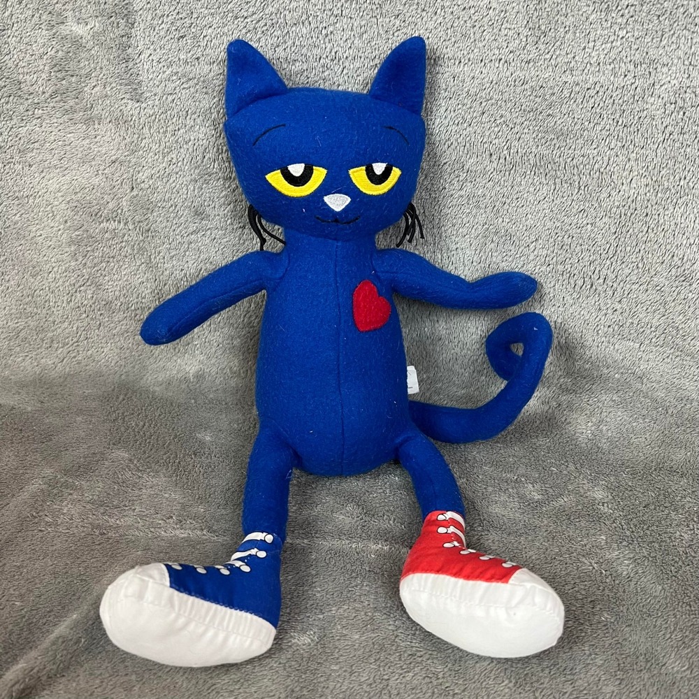 MerryMakers‎ Pete the Cat 12" Plush Doll Toy Blue
